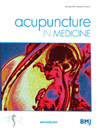 Acupuncture in Medicine封面